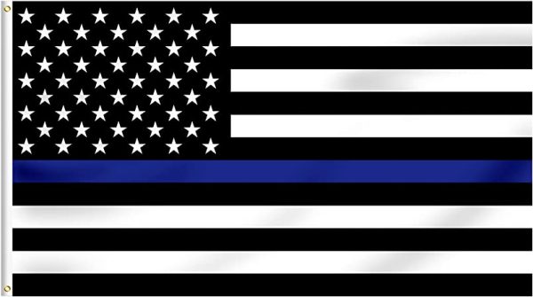 Large Thin Blue Line Flag